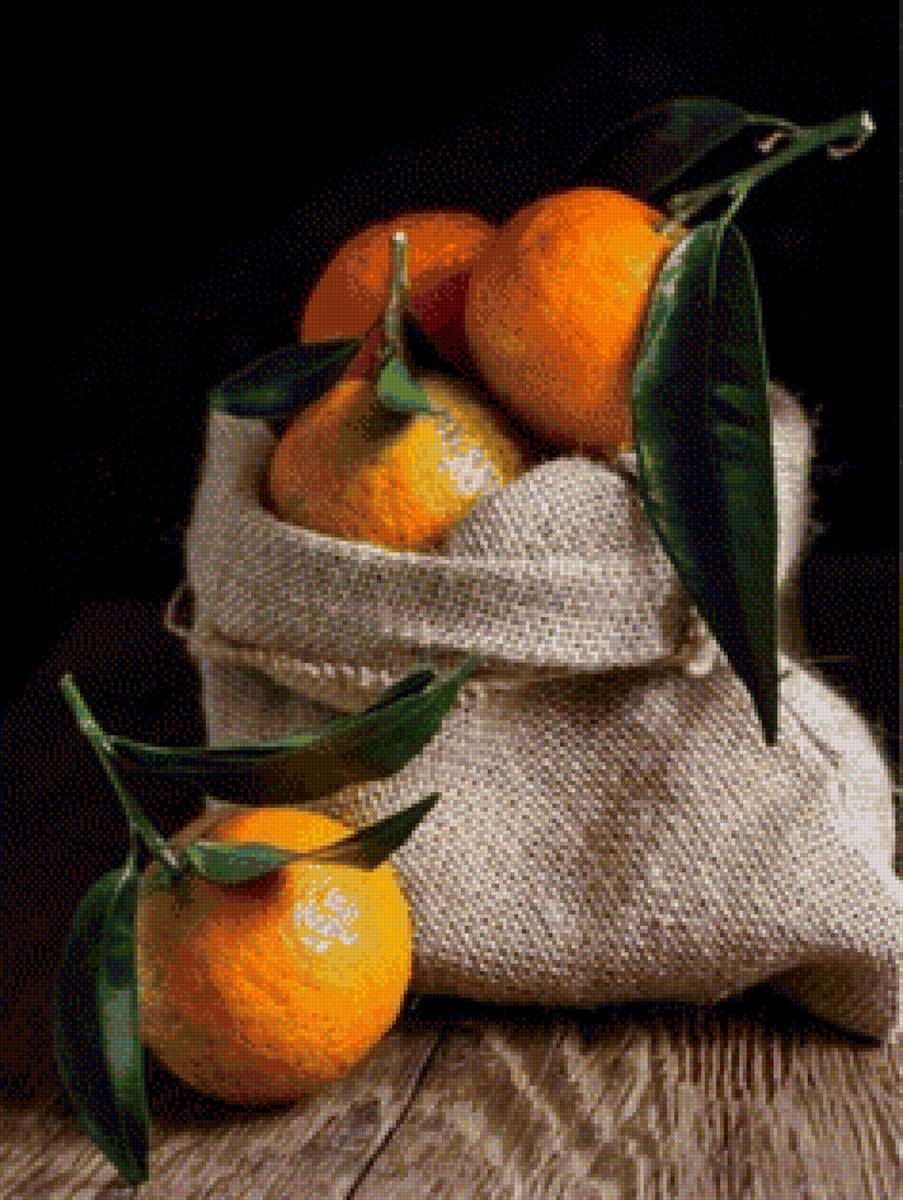 Мандарины - мандарины, натюрморт, фрукты, кухня - предпросмотр