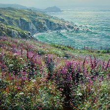 Схема вышивки «море»