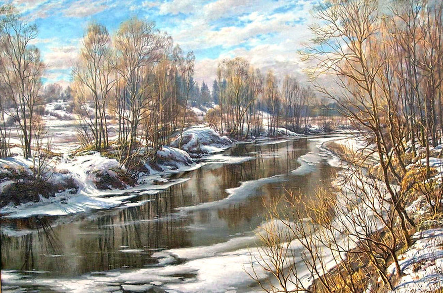 ЗИМА - пейзаж, зима - оригинал