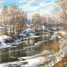 Схема вышивки «ЗИМА»