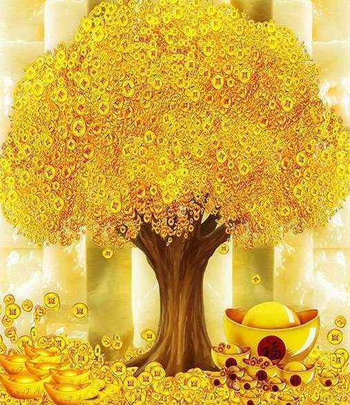 złote drzewo obfitości - оригинал