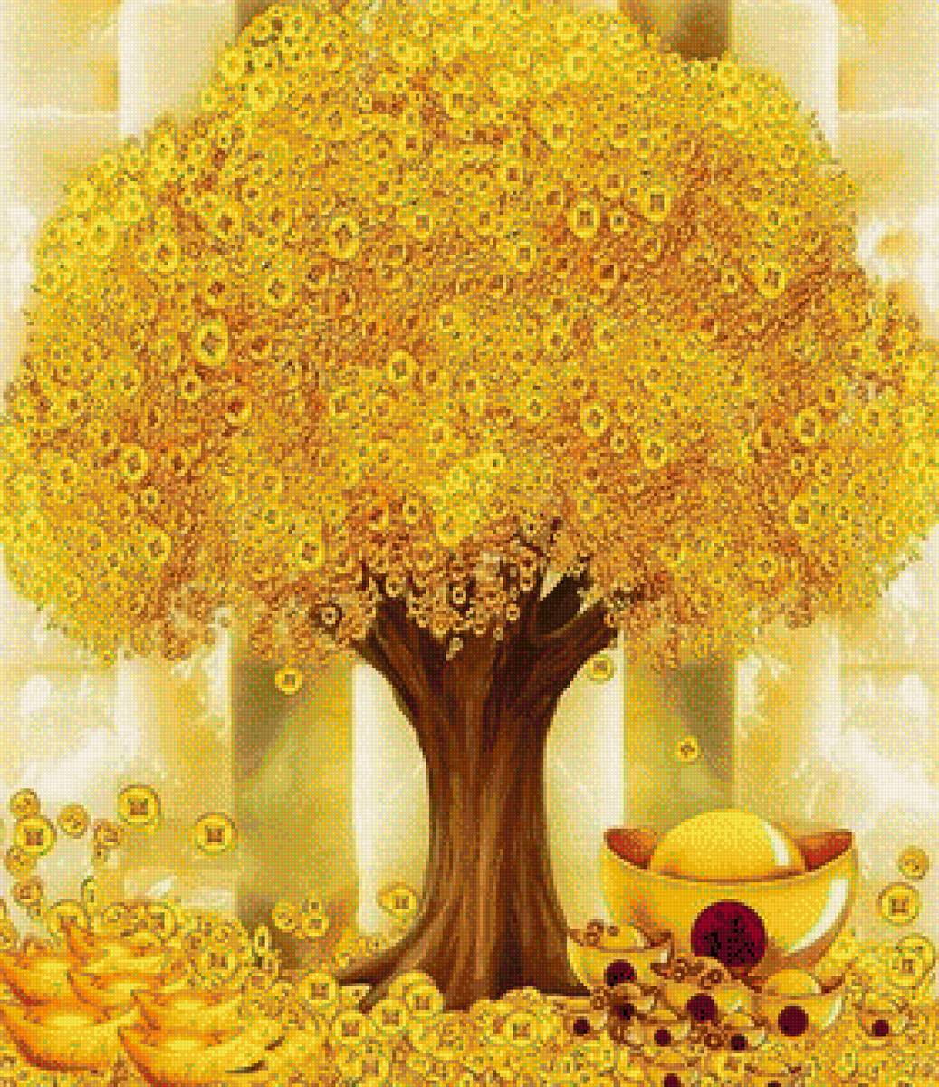 złote drzewo obfitości - предпросмотр