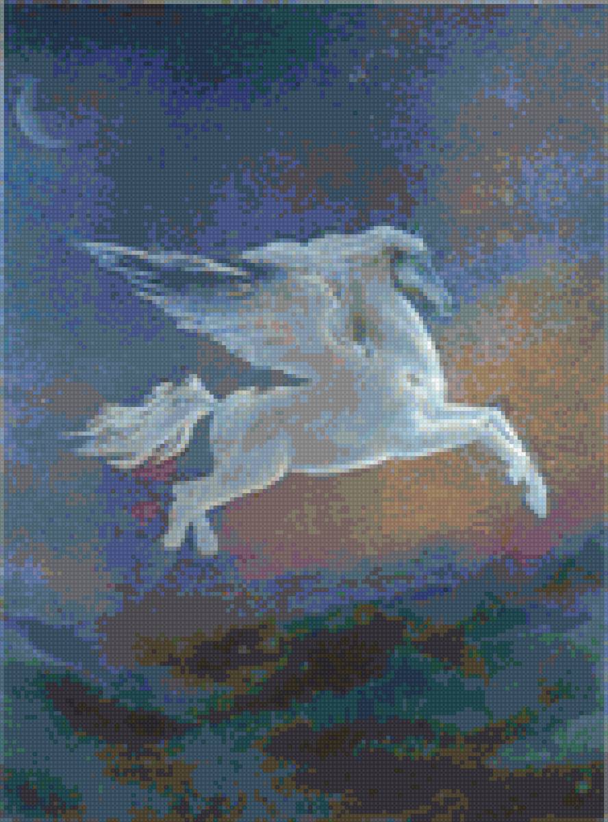 Pegasus - flying horse pegasus - предпросмотр