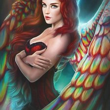 Схема вышивки «Ангел»