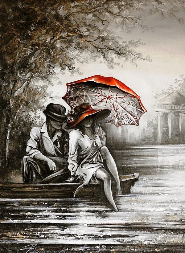 под зонтом - оригинал