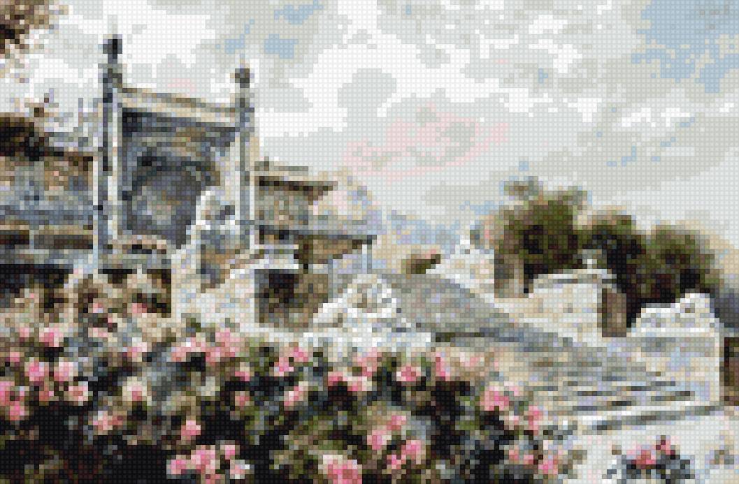 дам в цветах - предпросмотр