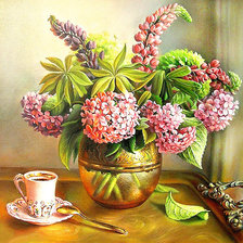 Схема вышивки «Серия "Букет".»