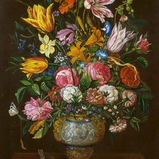 Схема вышивки «váza,kvety»