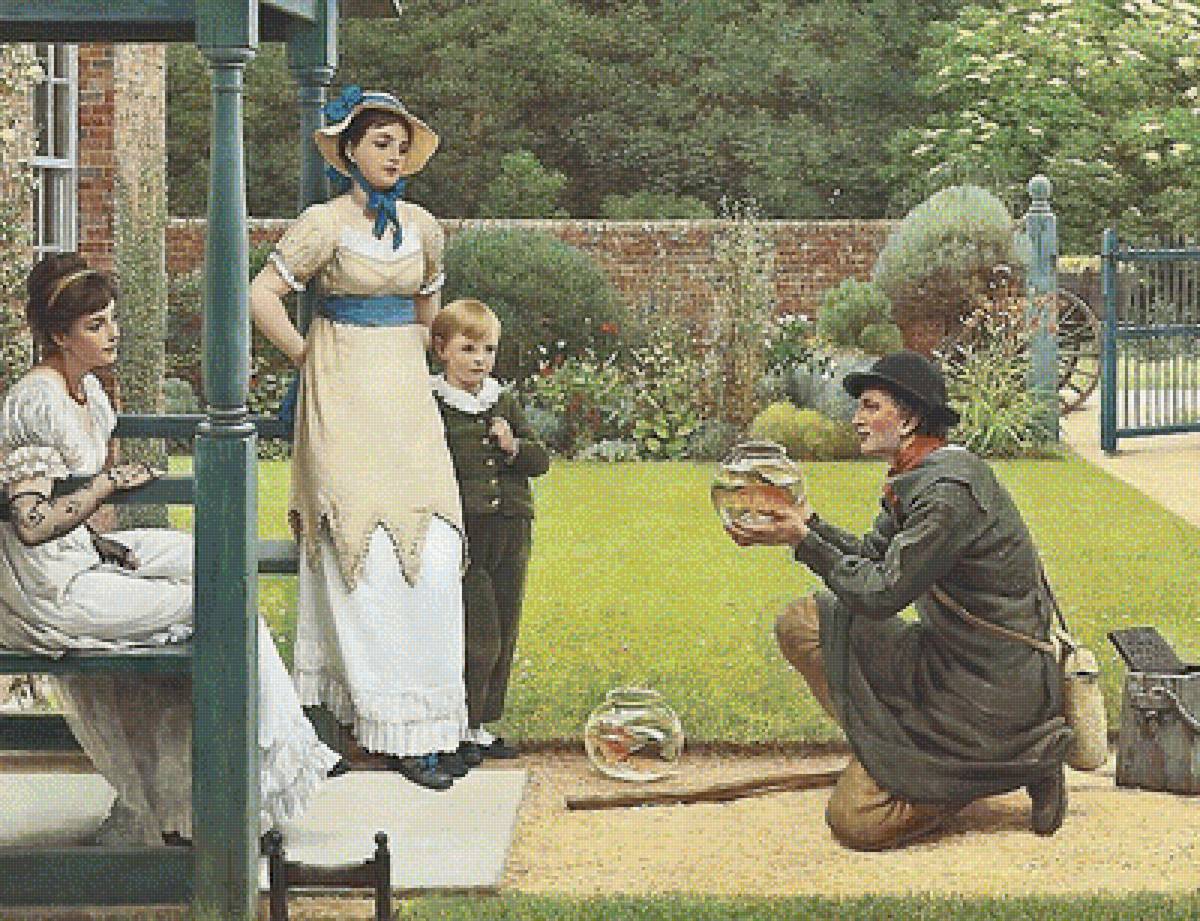 продавец золотых рыбок - предпросмотр