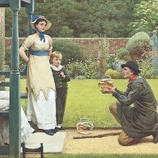 продавец золотых рыбок