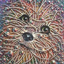 Схема вышивки «пес - арт»