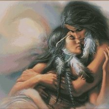 Схема вышивки «ПАРА , ДВОЕ»