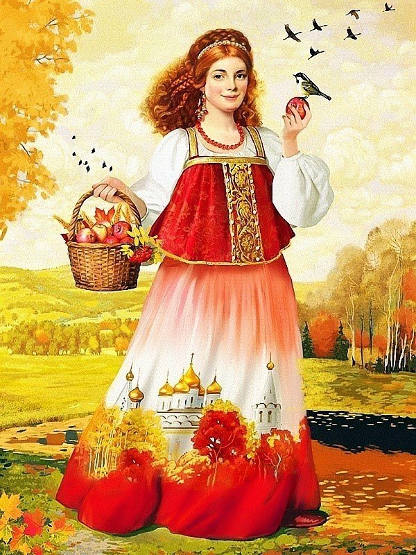 Девушка-осень 2 - природа, осень, девушка - оригинал