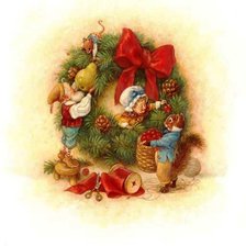 Схема вышивки «Рождество»