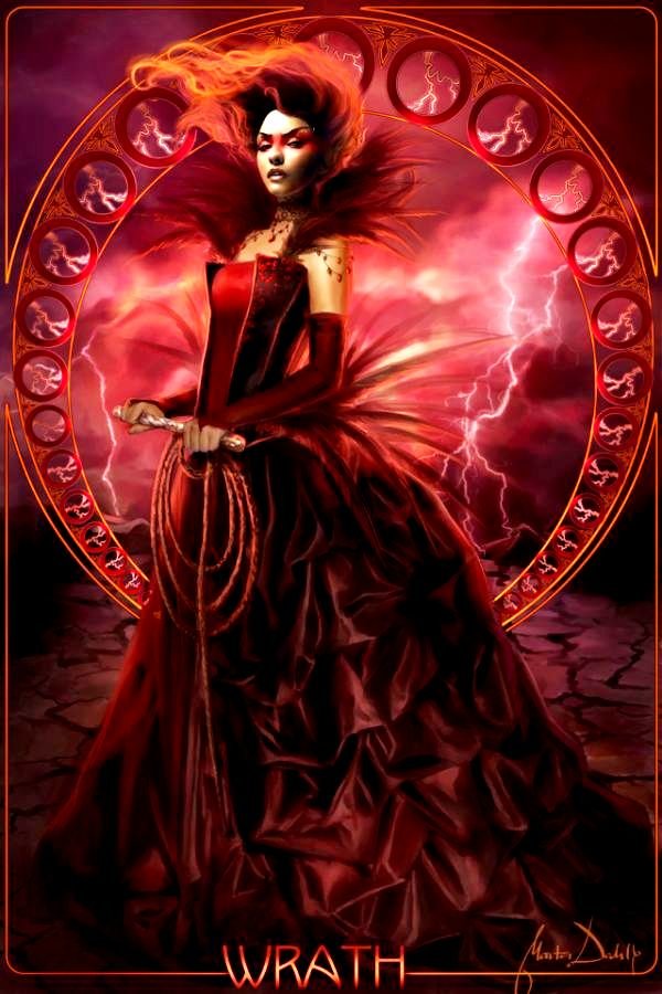 гнев - семь смертных грехов, гнев - оригинал