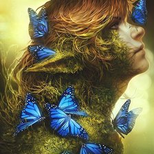 Схема вышивки «Парень»