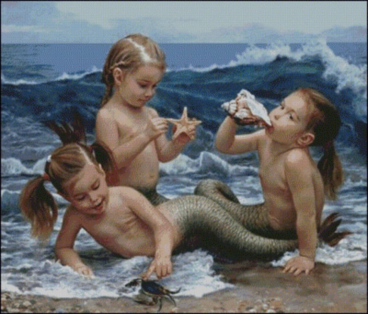 Маленькие русалочки - предпросмотр