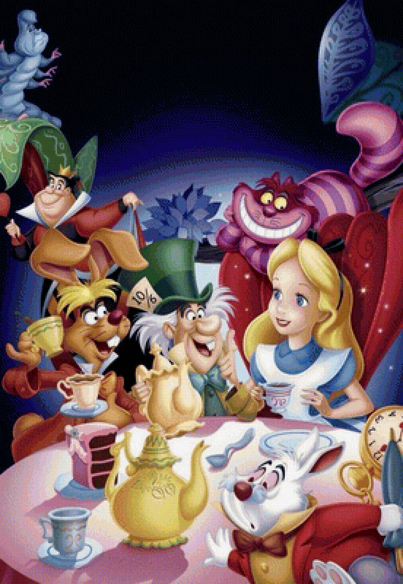 Алиса в стране чудес - мульт, мультфильм - предпросмотр