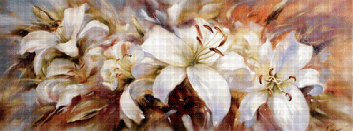 лилии - цветы, лилии - предпросмотр