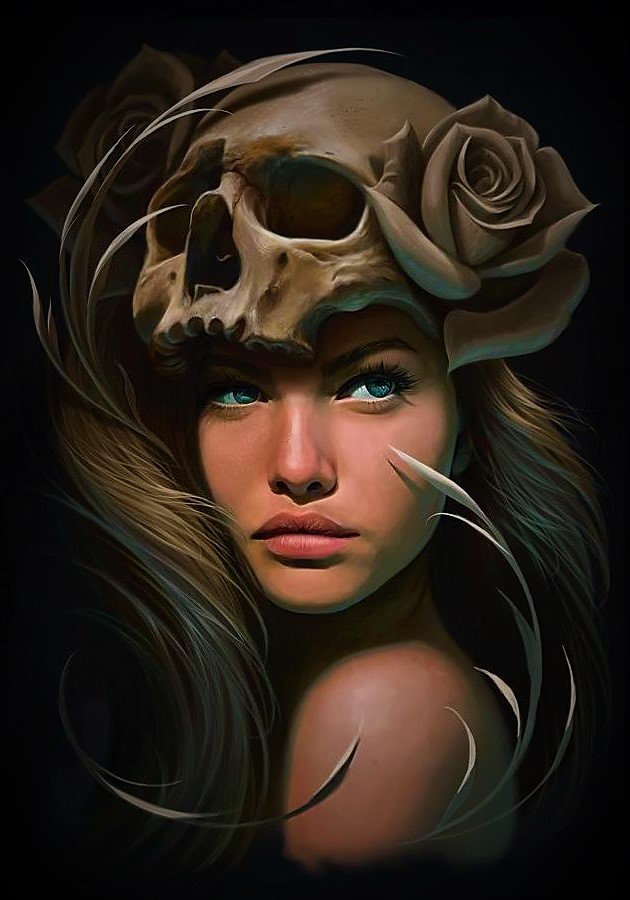 колдунья - девушка - оригинал