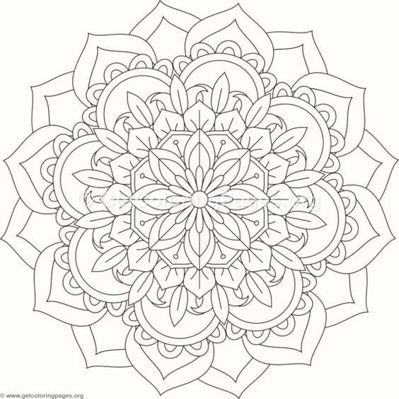 Антистресс - мандала - оригинал