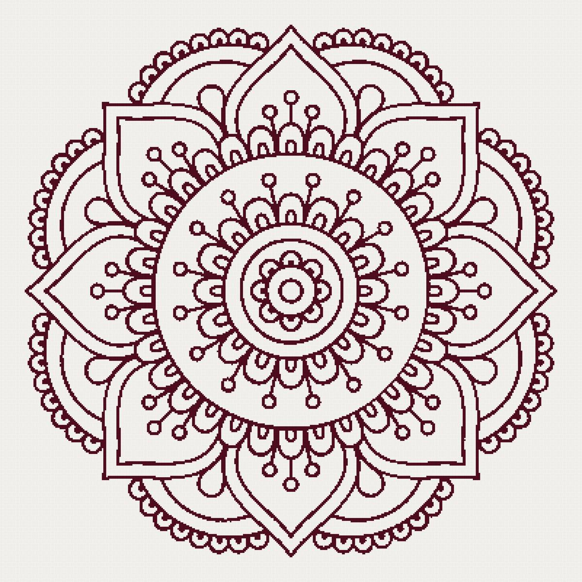 Антистресс - мандала - предпросмотр