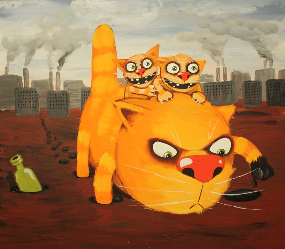 Вася Ложкин - кот, вася, дети, юмор, ложкин, кошка, котята - оригинал