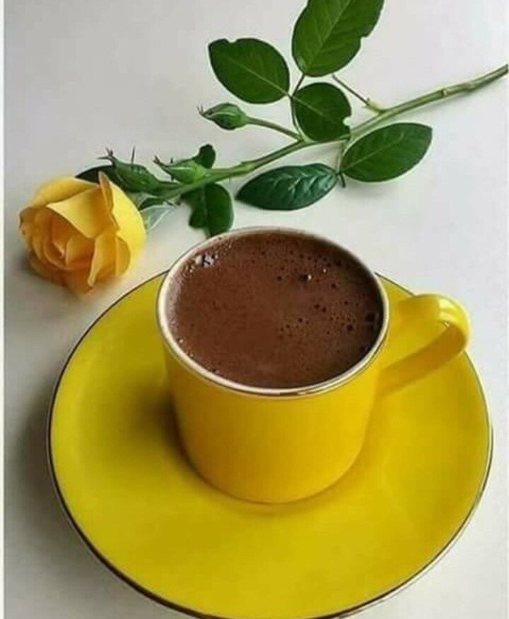 роза и кофе - кофе, чашка, роза, розы - оригинал