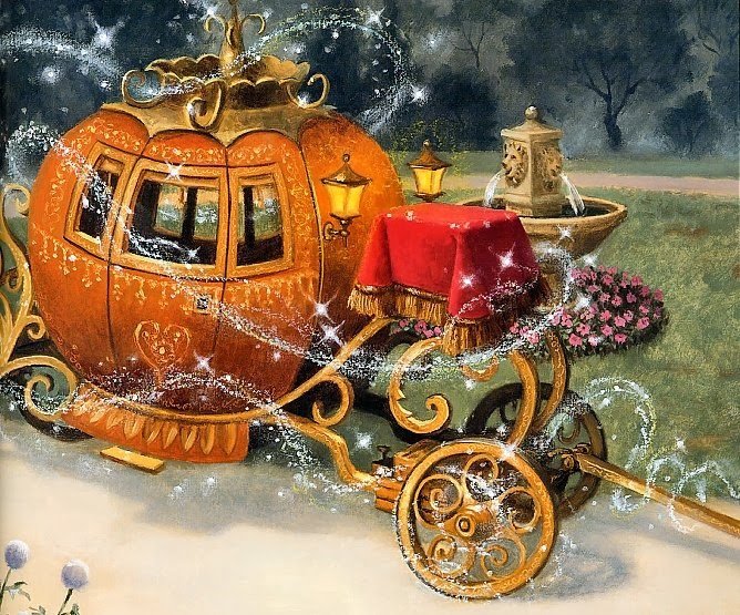 Карета для Золушки - карета, тыква, сказка - оригинал
