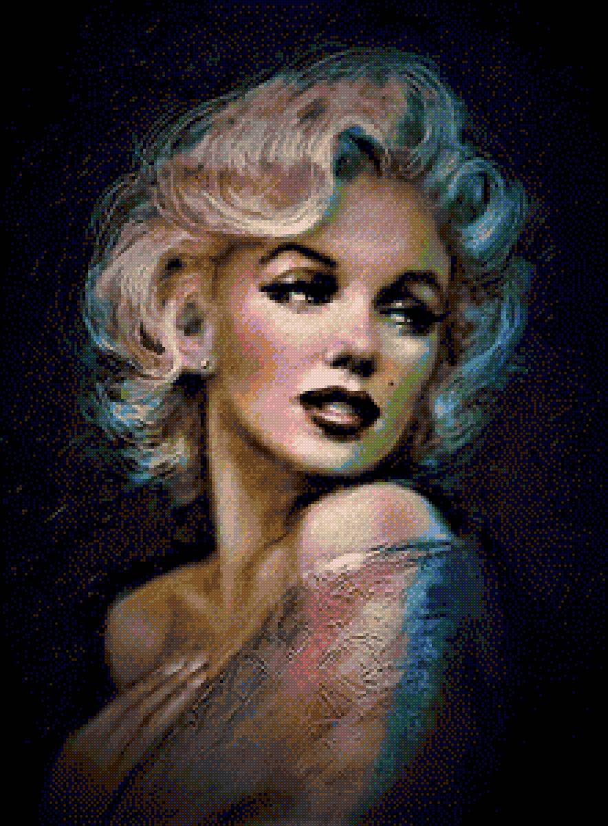 MARILYN MONROE - 221 x 300 cruces - предпросмотр