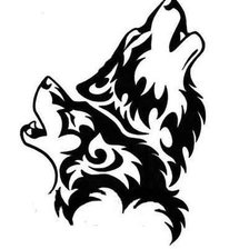 Схема вышивки «волки»