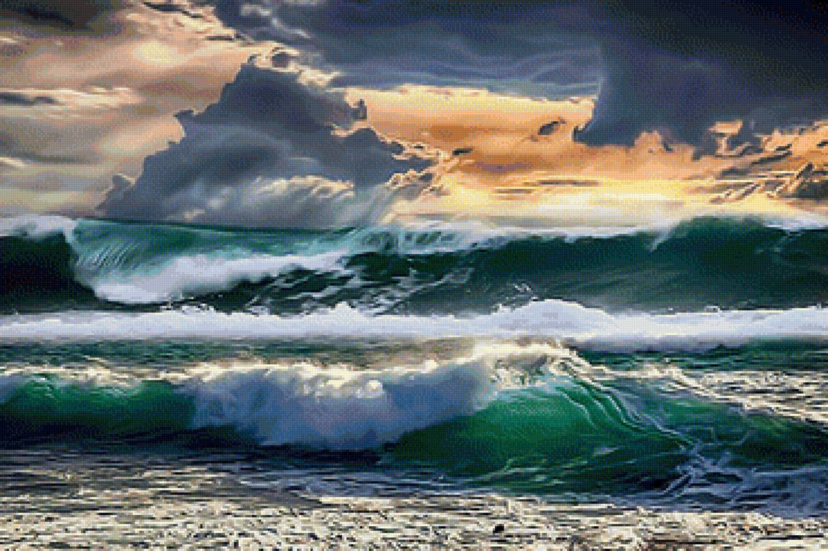 шторм - волны, море, шторм - предпросмотр