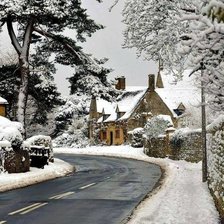 Схема вышивки «ზამთარი»
