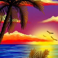 Схема вышивки «Tramonto»