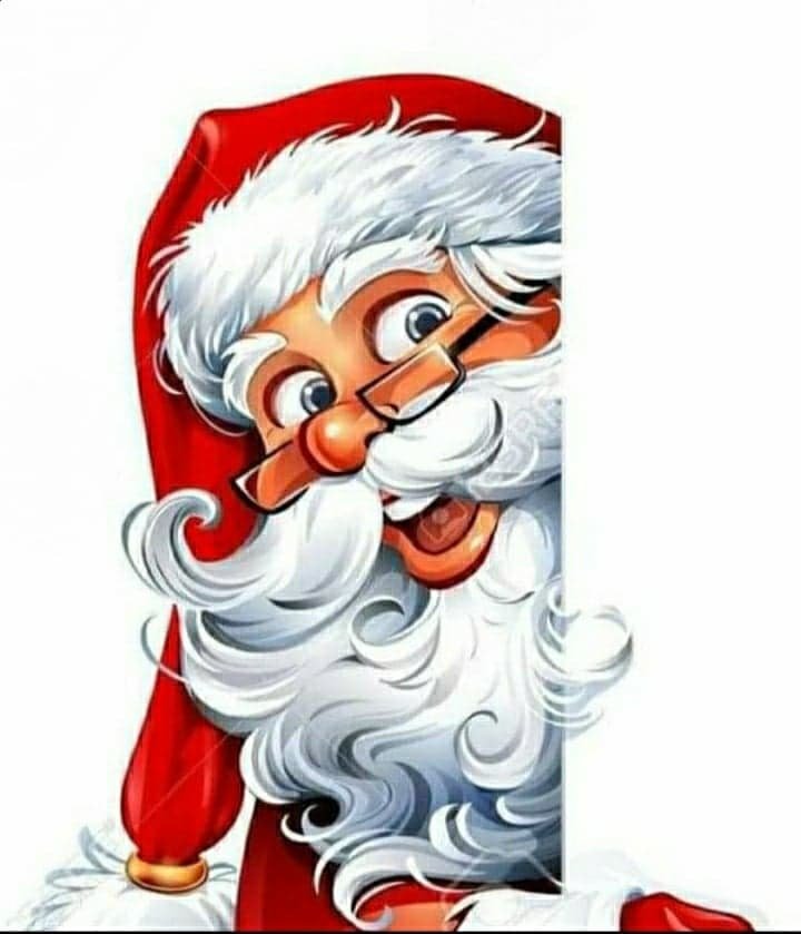 Babbo Natale dietro la porta - natale - оригинал