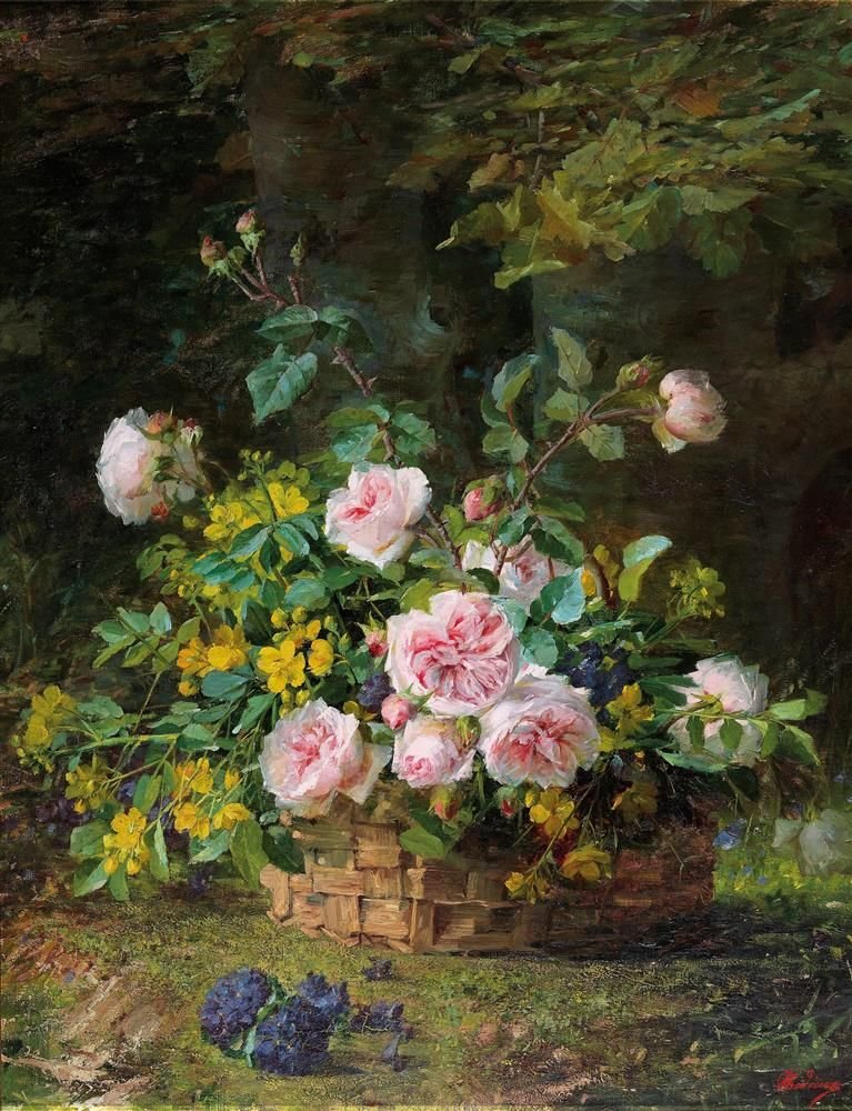 Натюрморт - натюрморт, цветы, живопись - оригинал