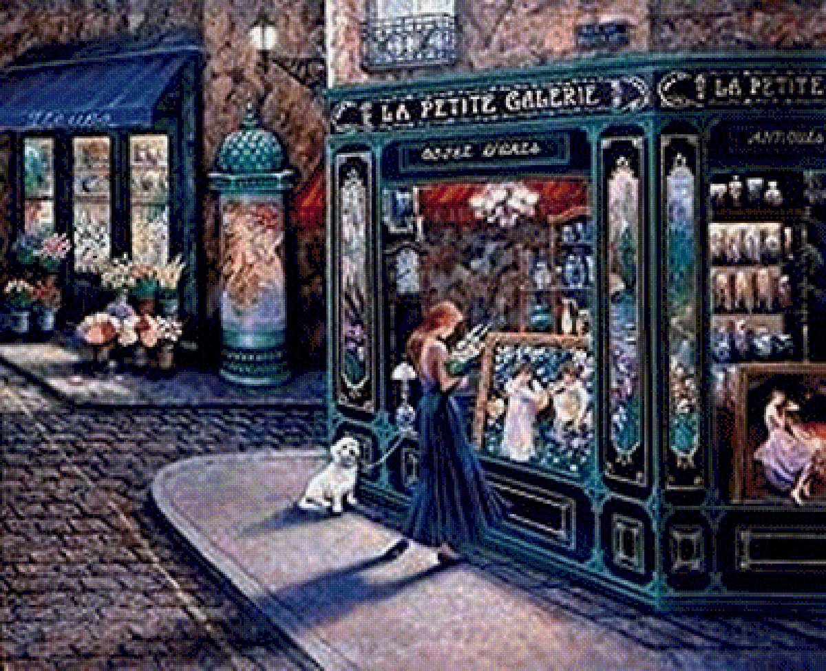 In edicola - libri, ragazza, paesaggio - предпросмотр