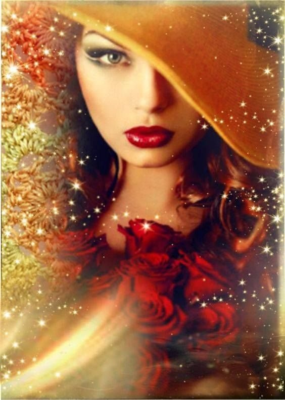 ragazza cappello - rosso, ragazza - оригинал