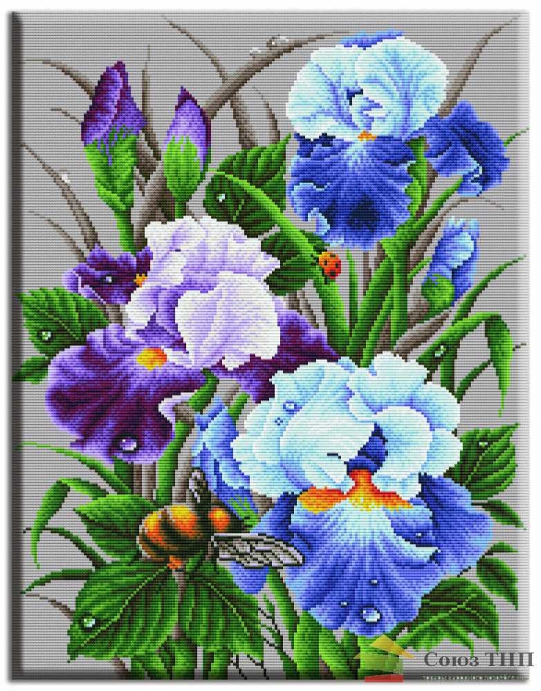 ирис и шмель - оригинал