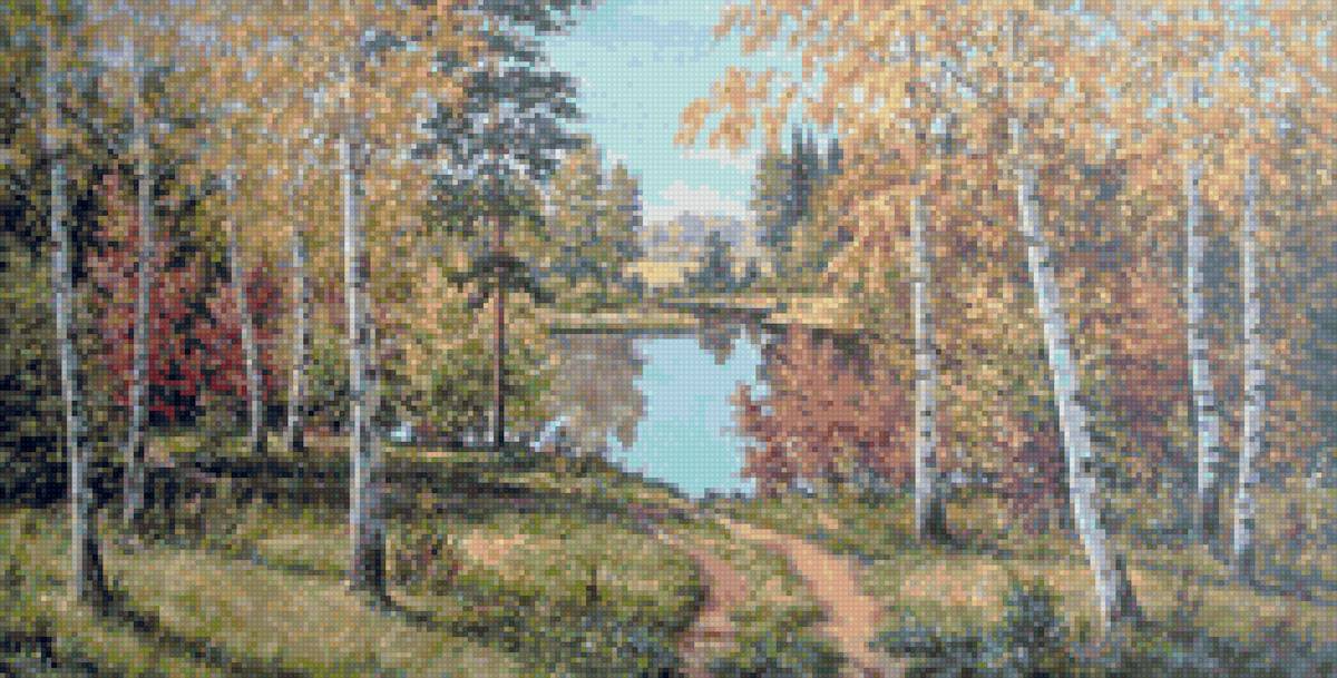 №1856991 - пейзаж осень, лес природа, вода - предпросмотр