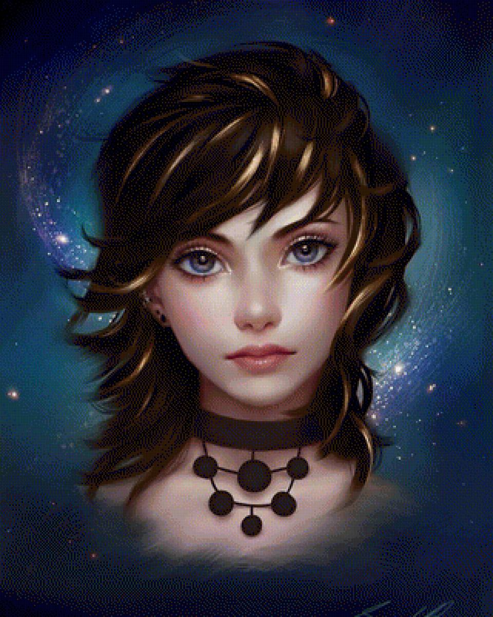 Девушка - art, девушка, портрет - предпросмотр