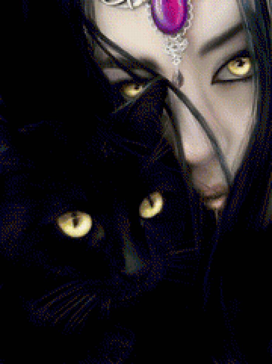 Ragazza gatto - ragazza, gatto - предпросмотр