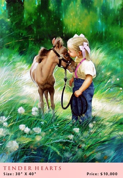 Дональд Золан. Дети - искусство, дети, картина, портрет - оригинал