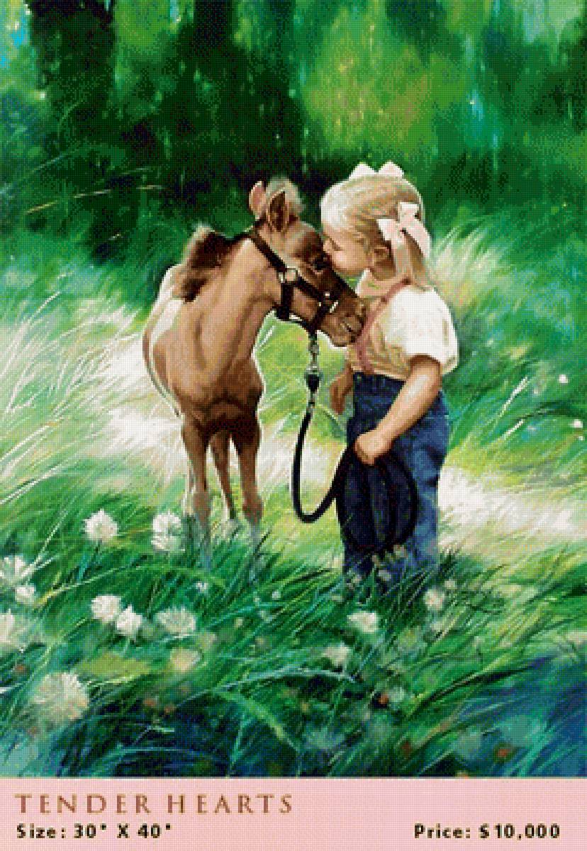 Дональд Золан. Дети - картина, портрет, искусство, дети - предпросмотр