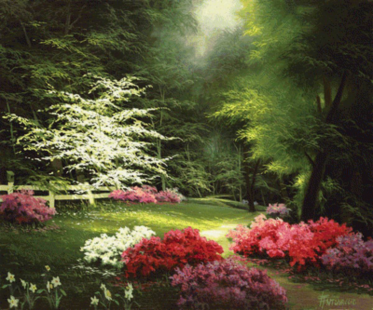 пейзаж - картина, пейзаж, природа, искусство - предпросмотр