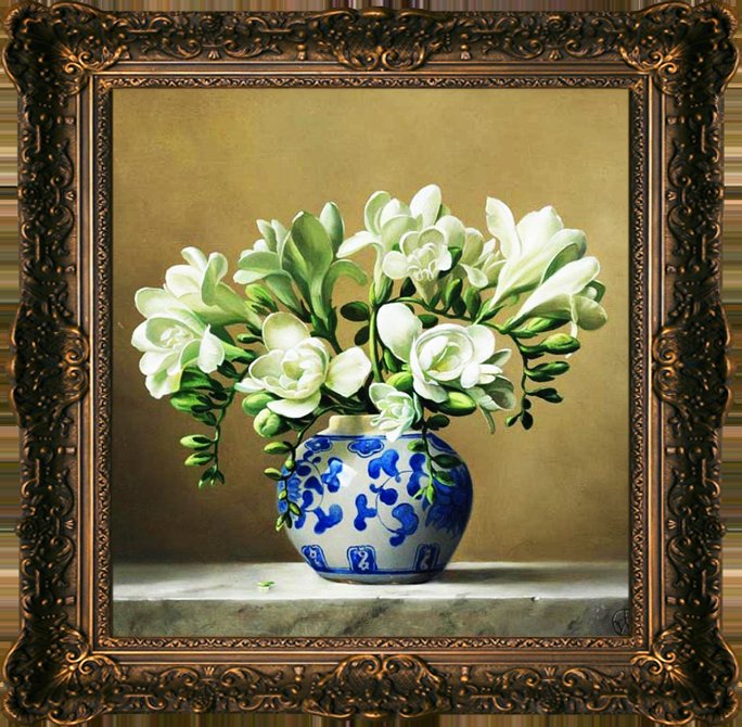 крокусы - картина, натюрморт, крокусы, цветы - оригинал