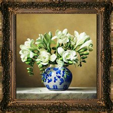 Схема вышивки «крокусы»