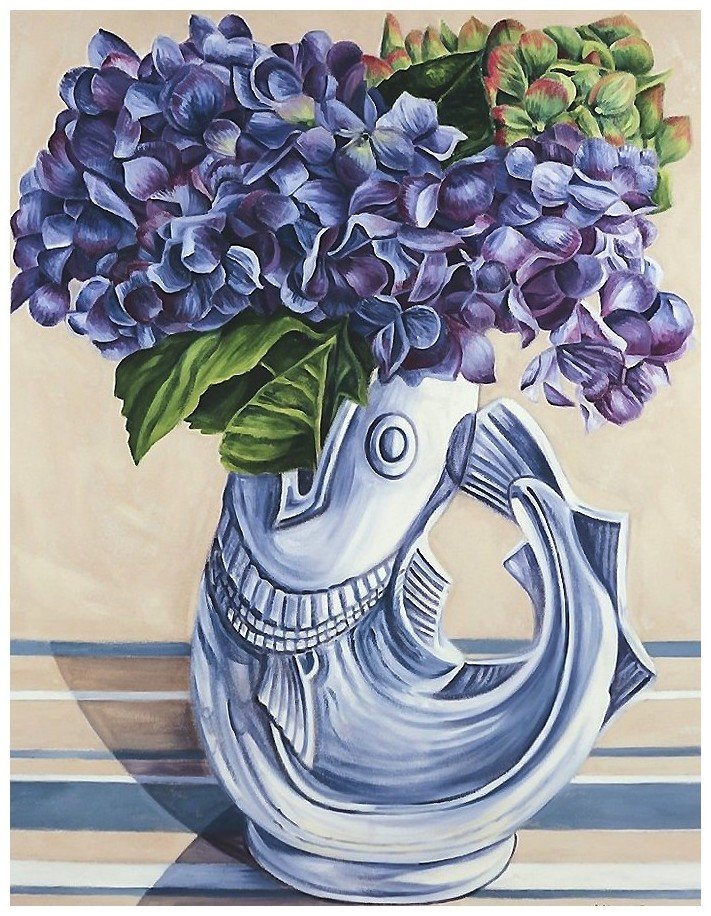 цветы в вазе - оригинал