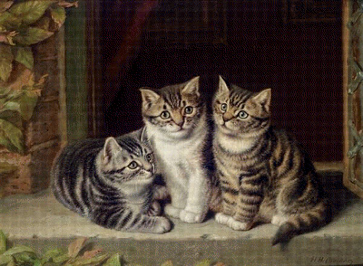 котики - кошки, картина - предпросмотр