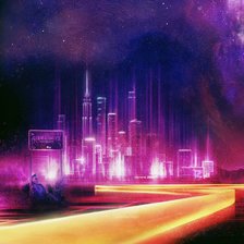 Схема вышивки «Muse Simulation Theory Art»